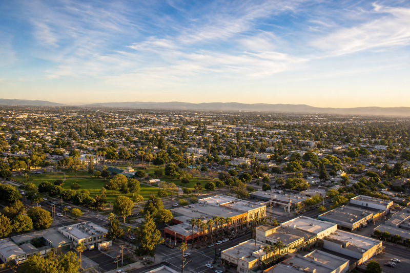 Aerial Whittier California Warm Inviting View-1