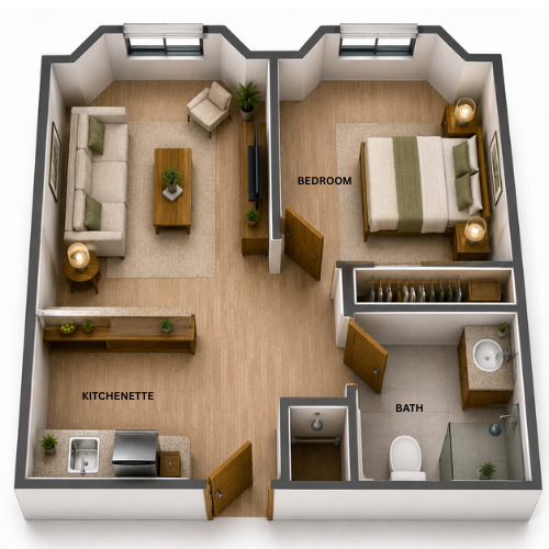 Greenleaf Court - 1 Bedroom-1